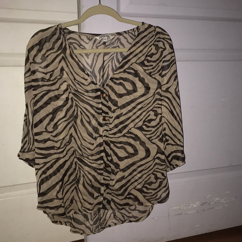 Zebra blouse